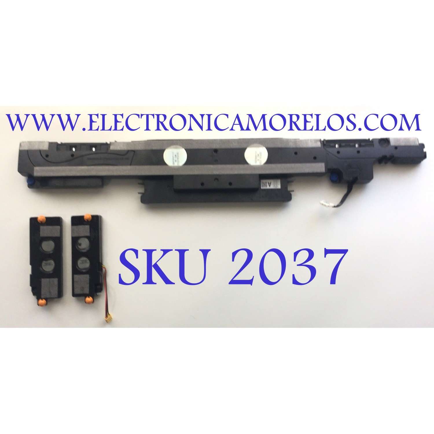 KIT DE BOCINAS ORIGINAL PARA TV SAMSUNG 3 PIEZAS / NUMERO DE PARTE BN96-54744A / 6Ω  10W / LGF-2201F / E217401 / AA2C215V1A / 54744A / 6Ω  10W / NH-1017D  / E115797 / A92C04SV19 / MODELO QN55S95BAFXZA / 	QN65S95BAFXZA